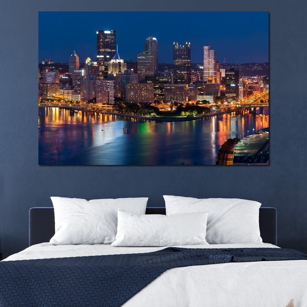 Pittsburgh Skyline Canvas Wall Art
