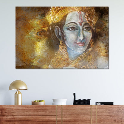 Krishna Canvas Wall Art