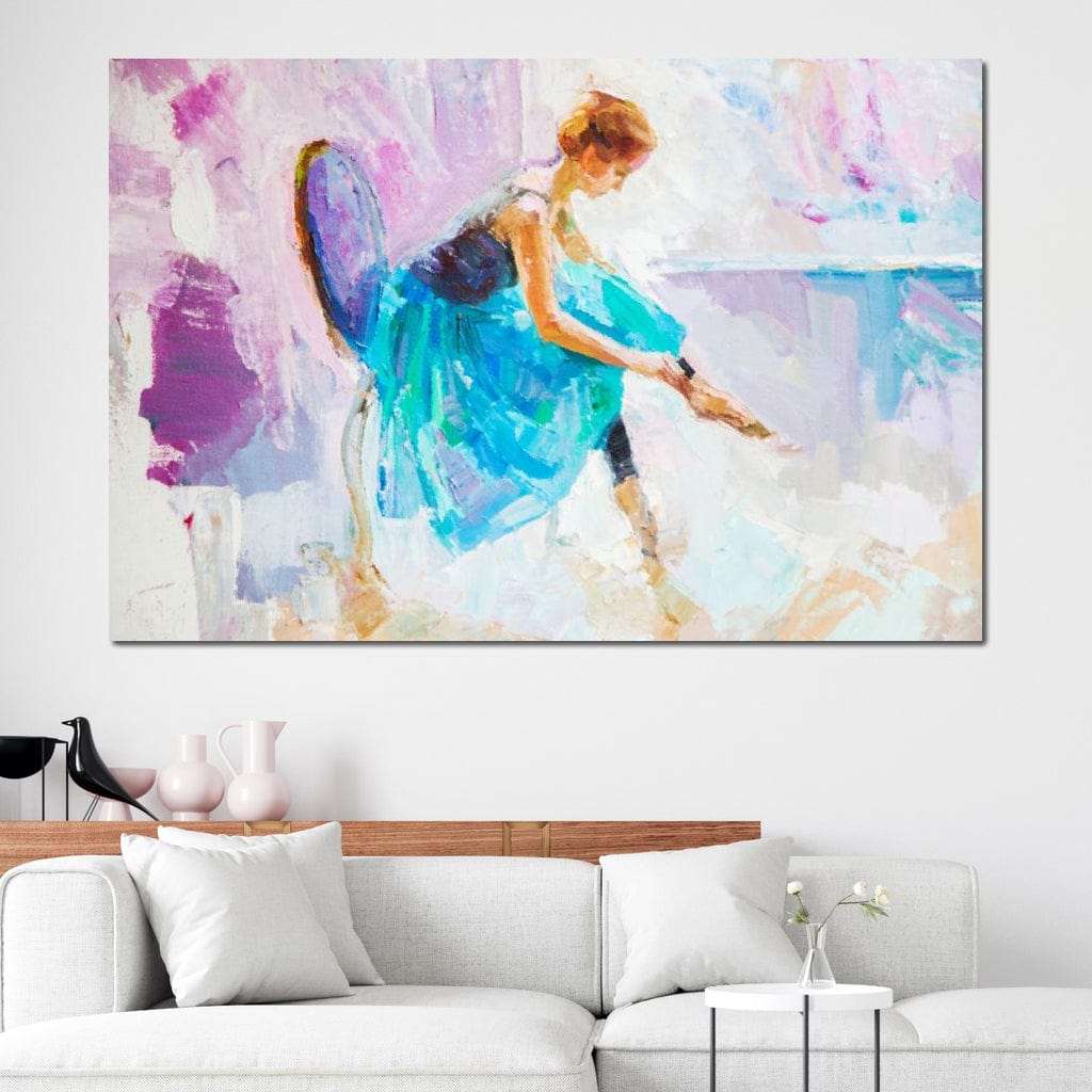 Gracious Ballerina Canvas Wall Art
