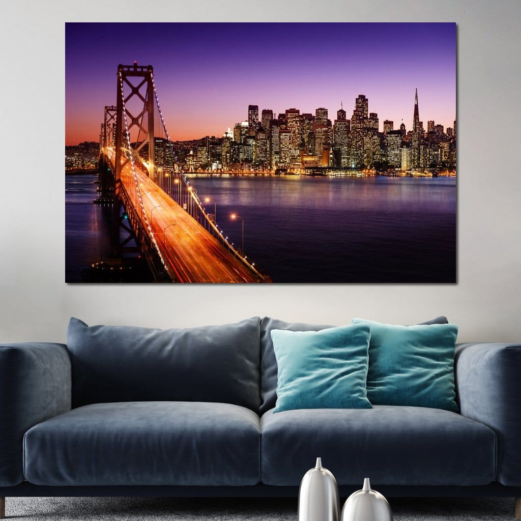 Bay Bridge Canvas Wall Art