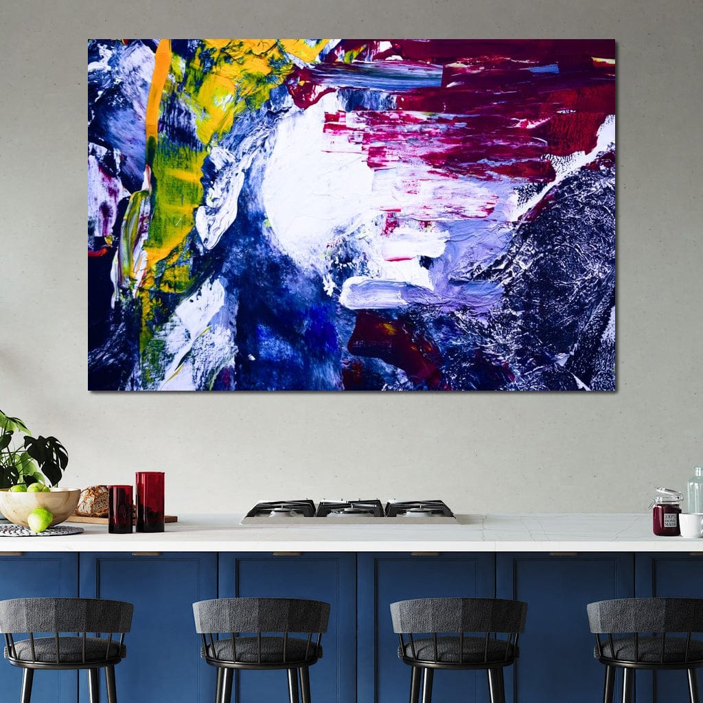 Abstract Sea Splash Canvas Wall Art