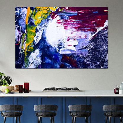 Abstract Sea Splash Canvas Wall Art