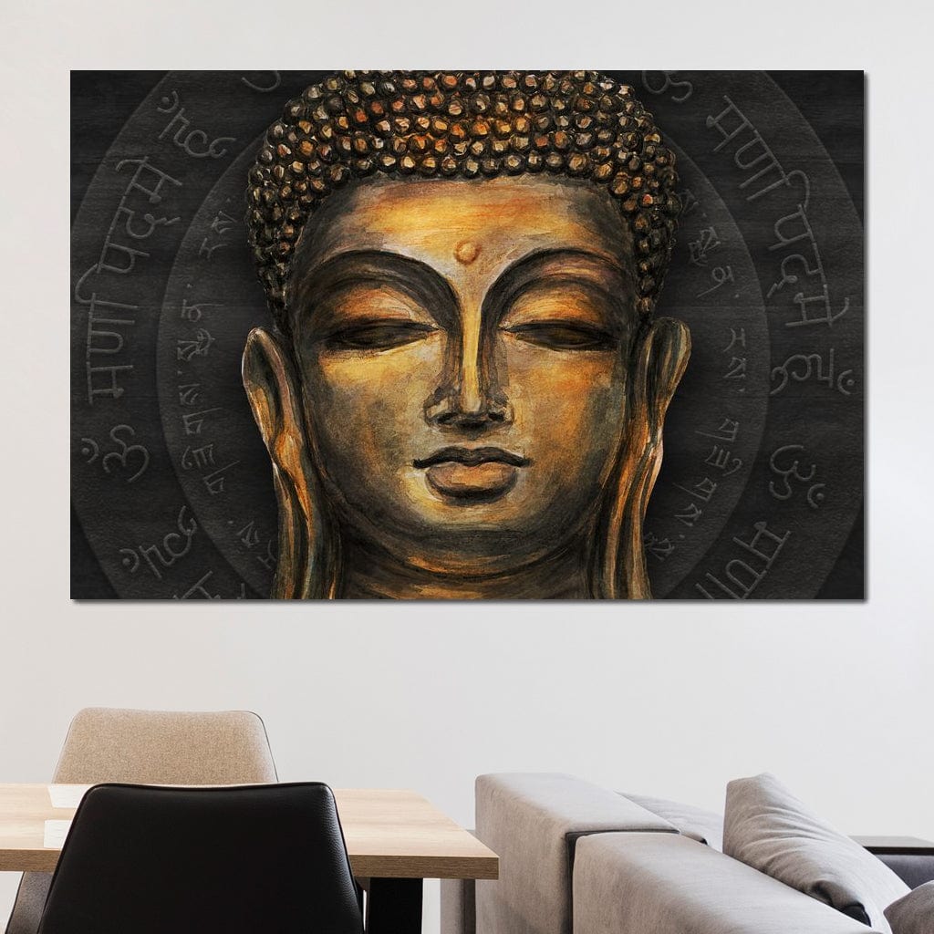 Traditional Buddha Canvas Wall Art