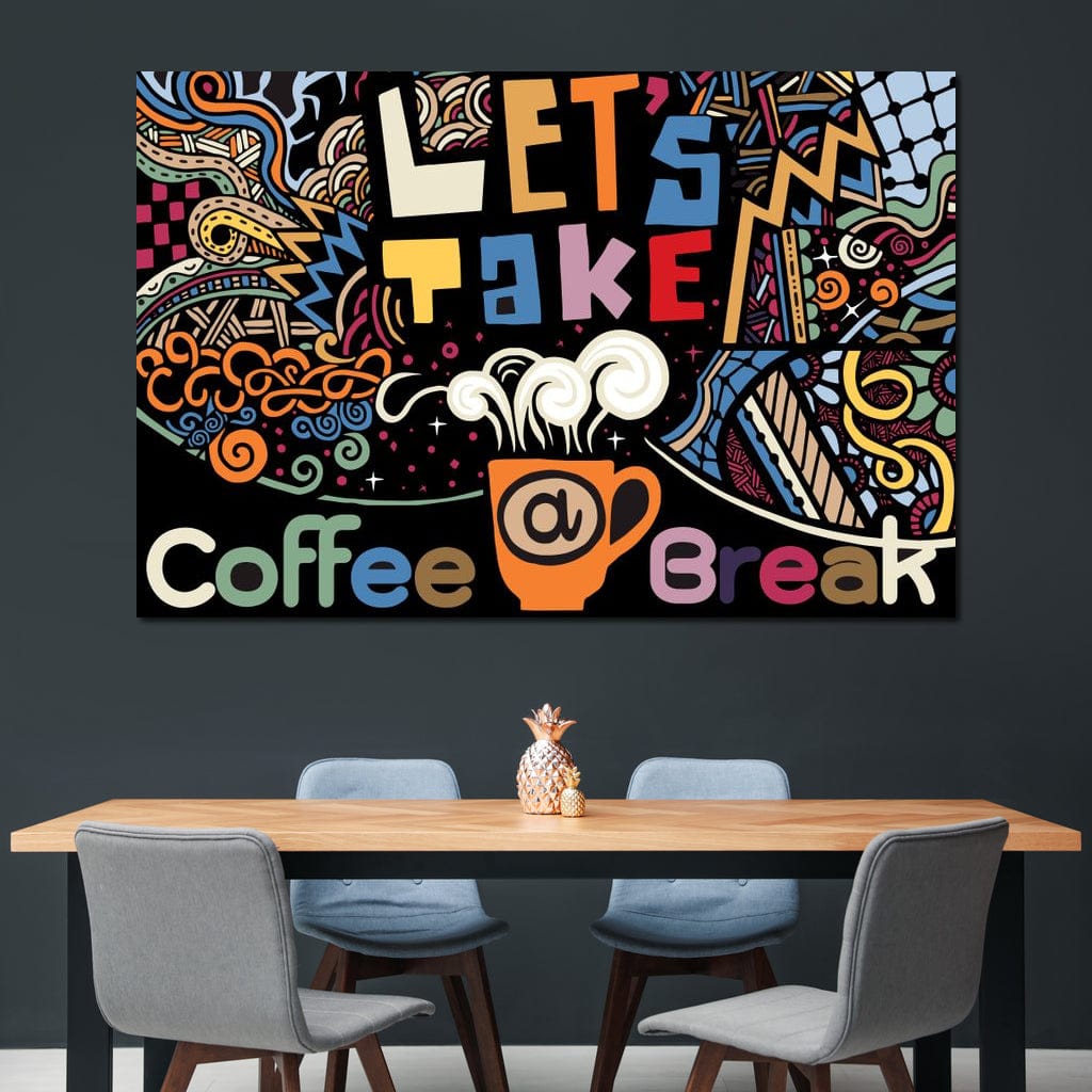 Coffee Break Canvas Wall Art