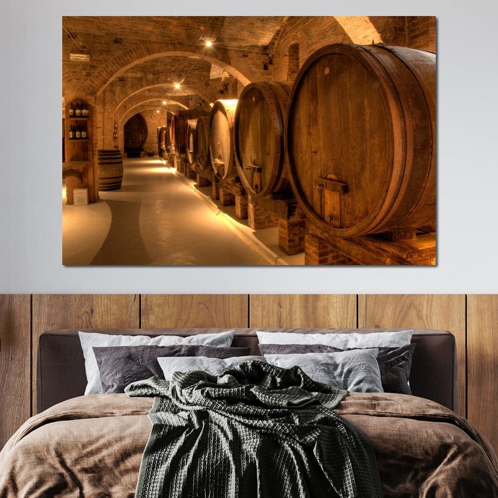 Wine Cellar in the Abbey Canvas Wall Art