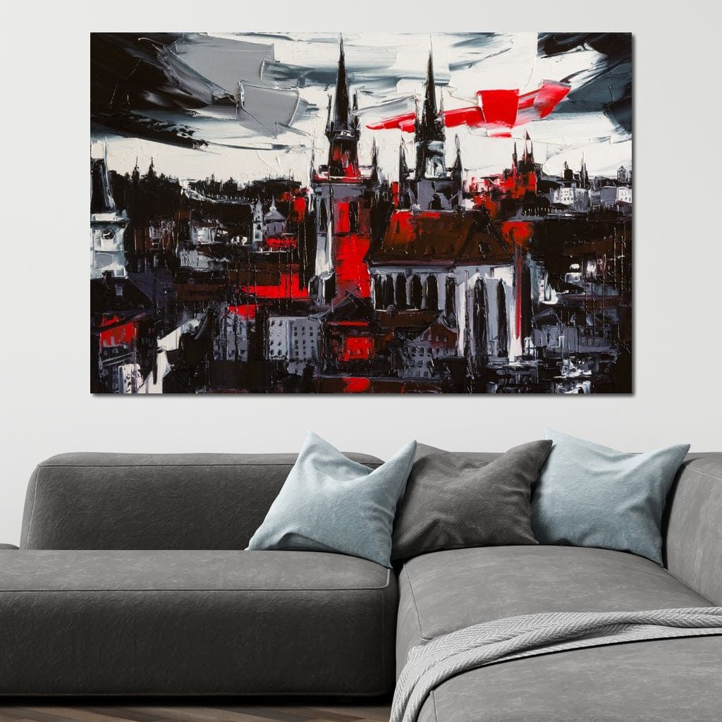 Medieval City Canvas Wall Art