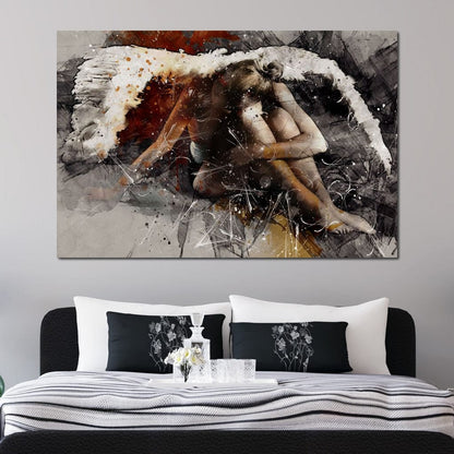 Broken Angel Canvas Wall Art