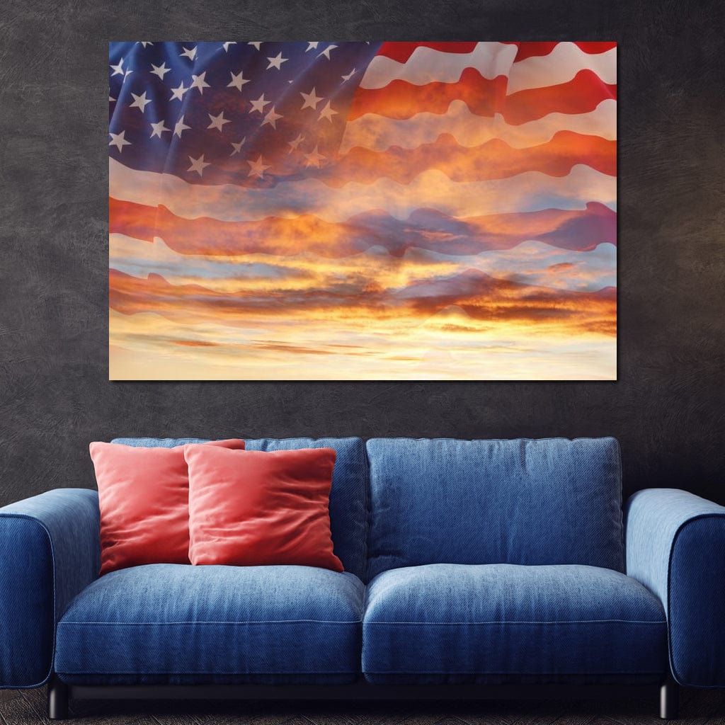 American Sky Canvas Wall Art