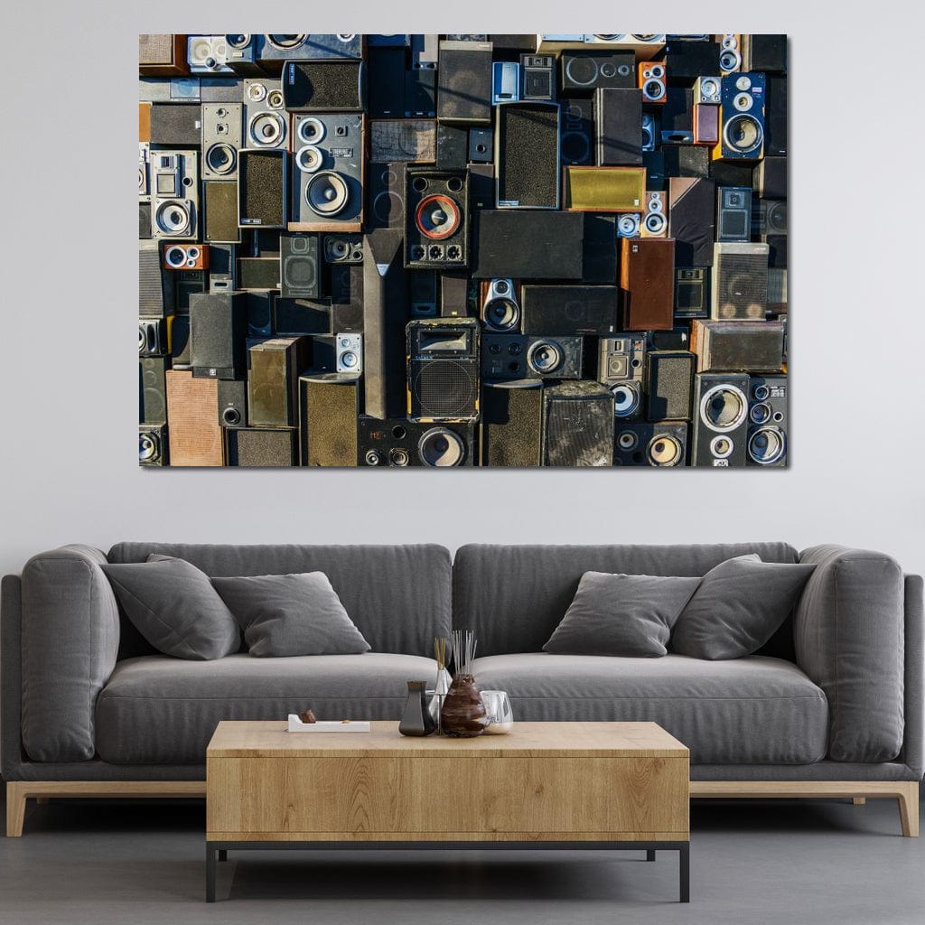 Speakers Wall Canvas Wall Art