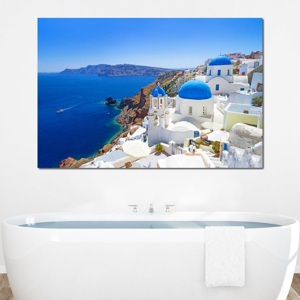 Santorini Canvas Wall Art