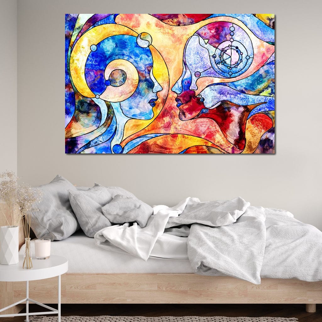 Face to Face Canvas Wall Art