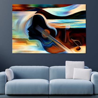 Musical Mind Canvas Wall Art