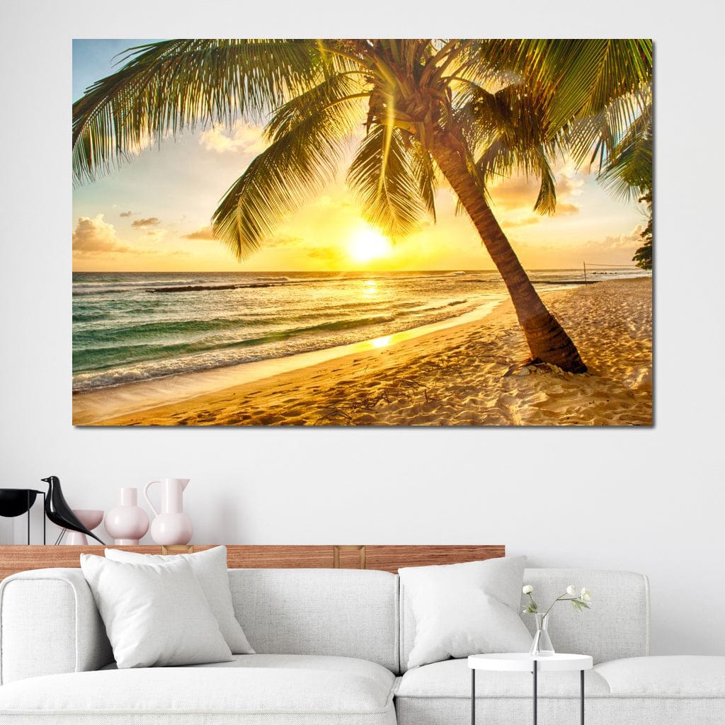 Barbados Beach Canvas Wall Art