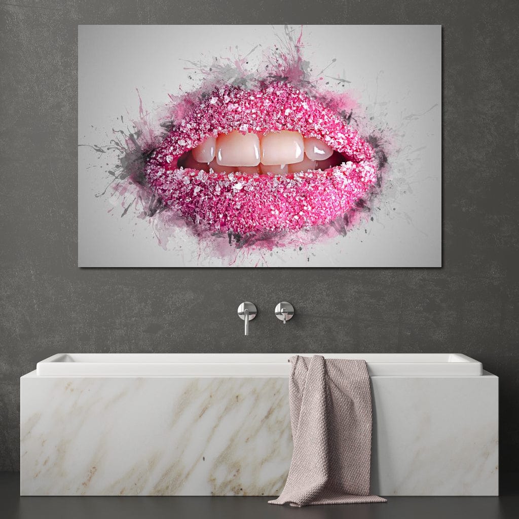 Sugar Lips Canvas Wall Art