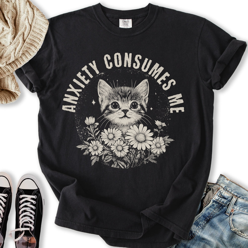Anxiety Consumes Me Relaxed Tee