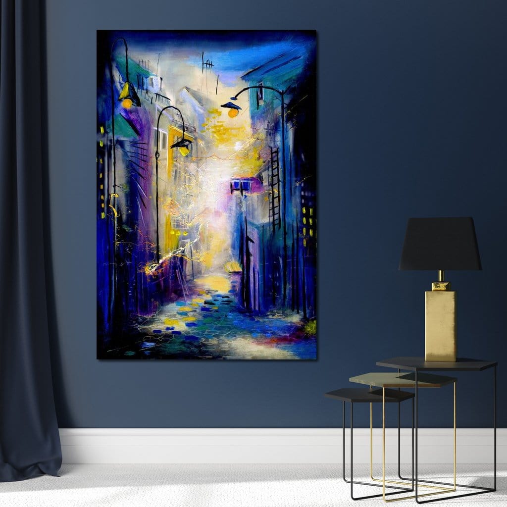 Dark Alley Canvas Wall Art