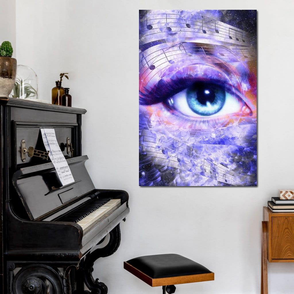 Musical Eye Canvas Wall Art