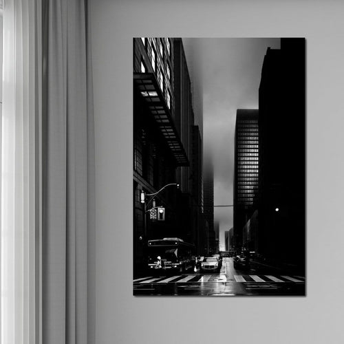 Downtown Toronto Fogfest no35 Canvas Wall Art