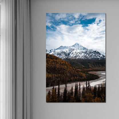 Alaskan Autumn Canvas Wall Art