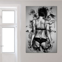 The Smoke Collection 04 Canvas Wall Art