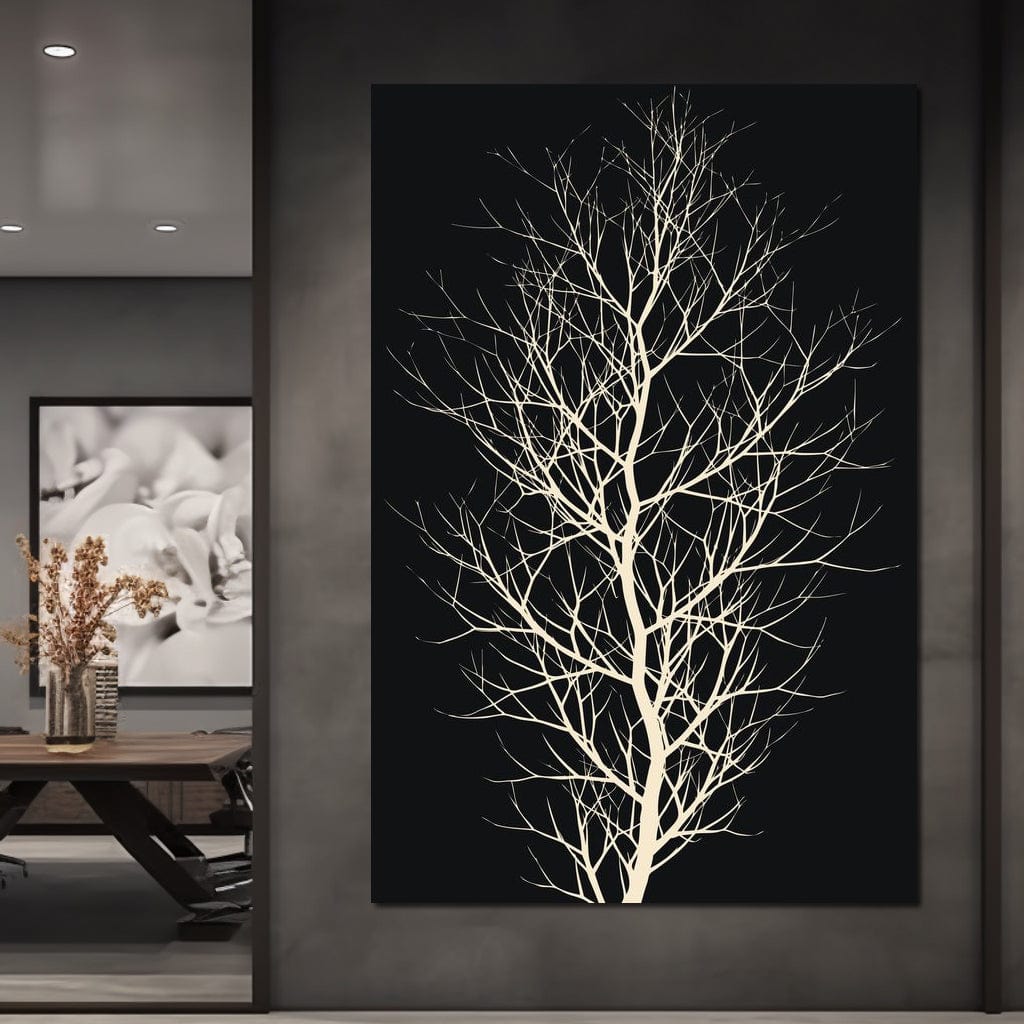 The Black Tree Canvas Wall Art