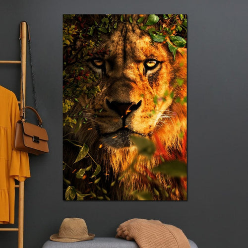 The Great King Canvas Wall Art