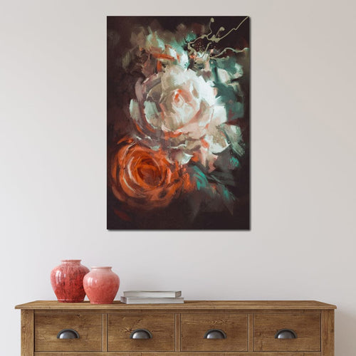 Bouquet of Roses Canvas Wall Art