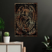 Zodiac sign Taurus Canvas Wall Art