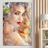 Beautiful Girl - Mateo Canvas Wall Art