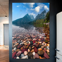Colored Pebbles Canvas Wall Art