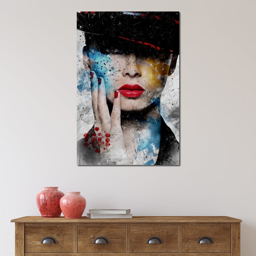 Fashion Portrait Canvas Wall Art