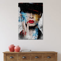 Fashion Portrait Canvas Wall Art