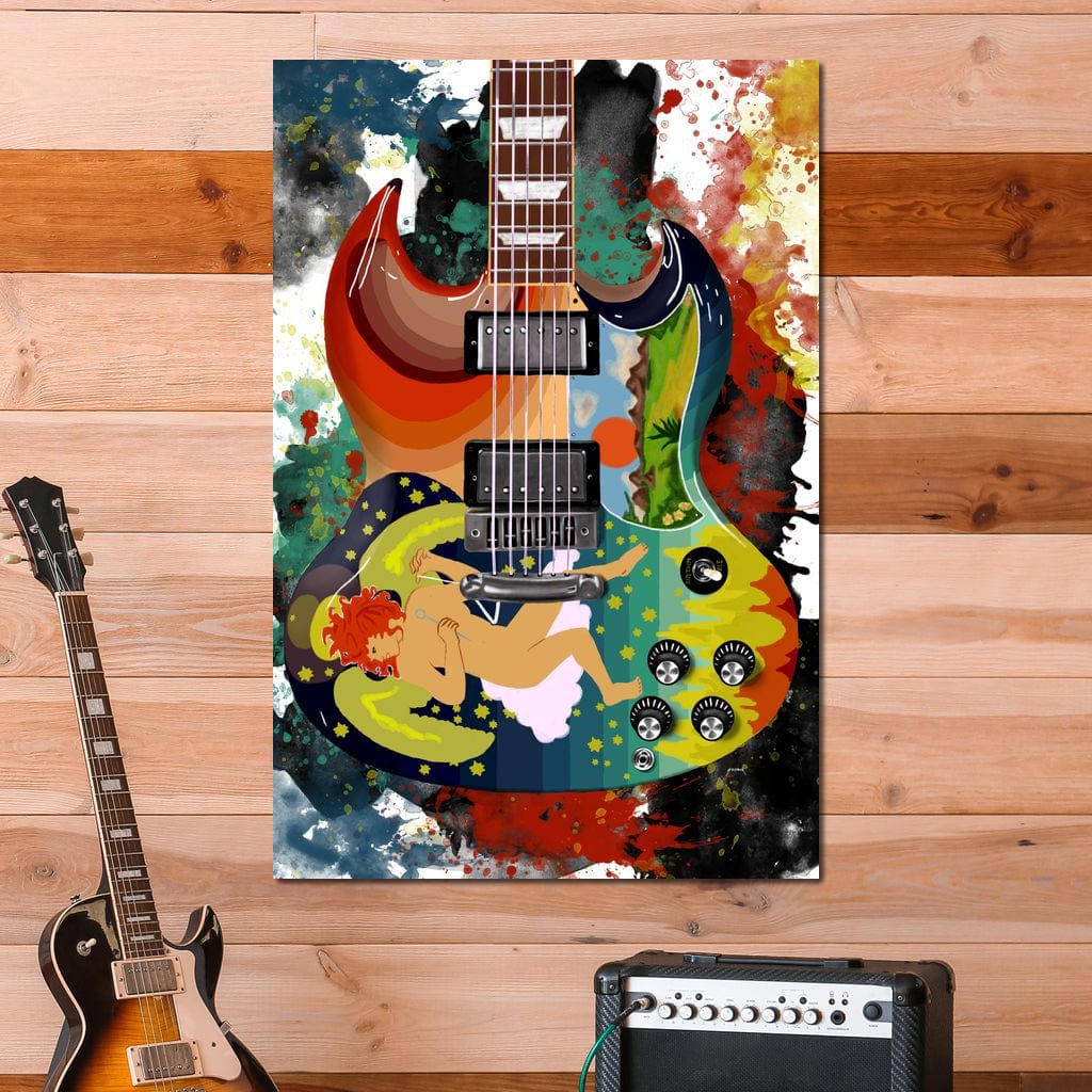 Eric Clapton's Solid Guitar Canvas Wall Art