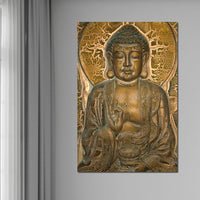 Buddhist Mural Canvas Wall Art