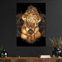 Baby Ganesh Canvas Wall Art