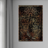 Zodiac sign Libra Canvas Wall Art