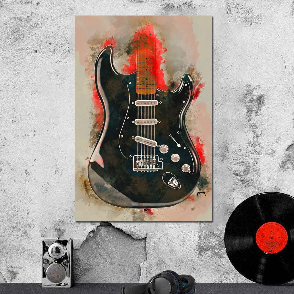 David Gilmour's Guitar Canvas Wall Art