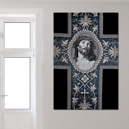 Jesus Christ Cross Canvas Wall Art