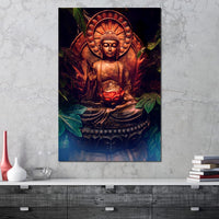 Zen Buddha Meditation Canvas Wall Art