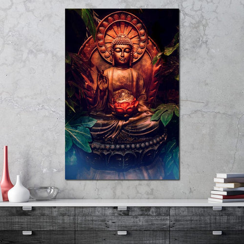 Zen Buddha Meditation Canvas Wall Art