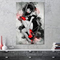 Due Tone Elegance Canvas Wall Art