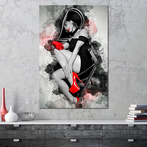 Due Tone Elegance Canvas Wall Art