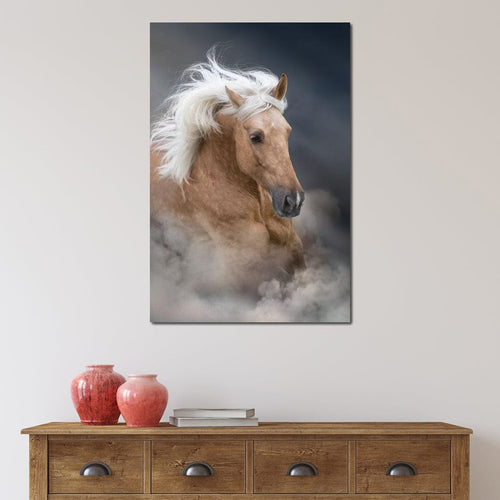 Palomino Horse Canvas Wall Art