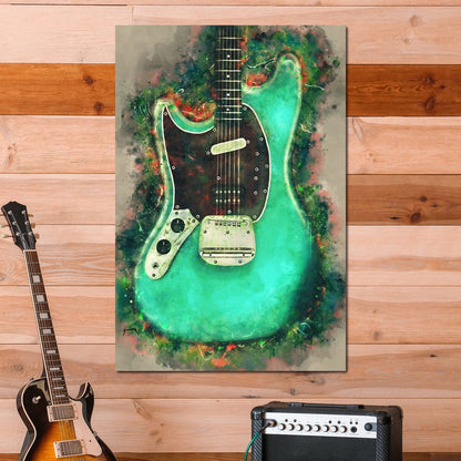 Kurt Cobain's Guitar Canvas Wall Art