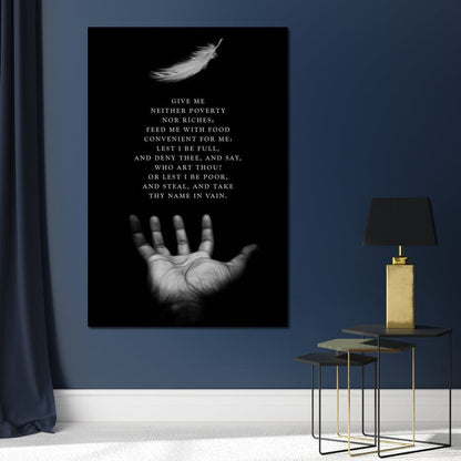 Just Give Me Peace Canvas Wall Art