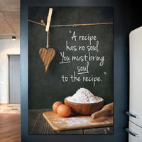 Kitchen Quote Canvas Wall Art