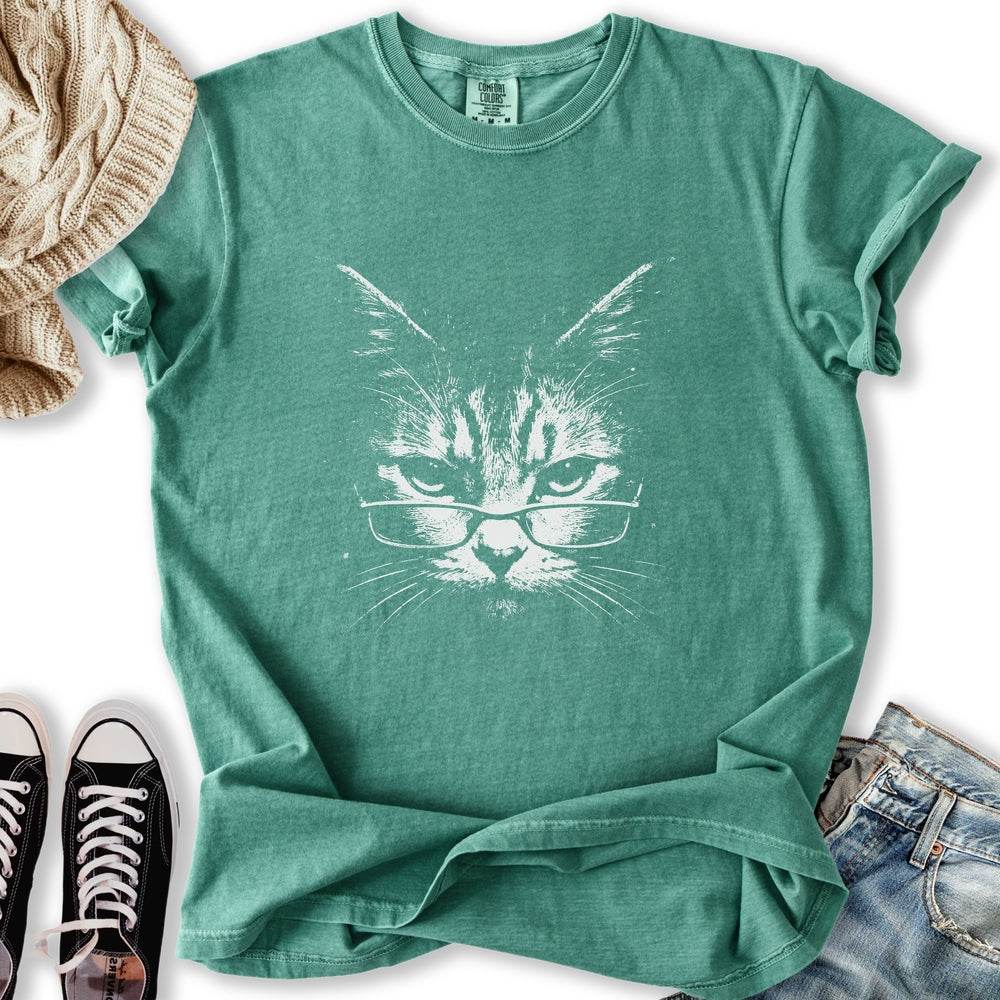 Cat Reader Relaxed Tee