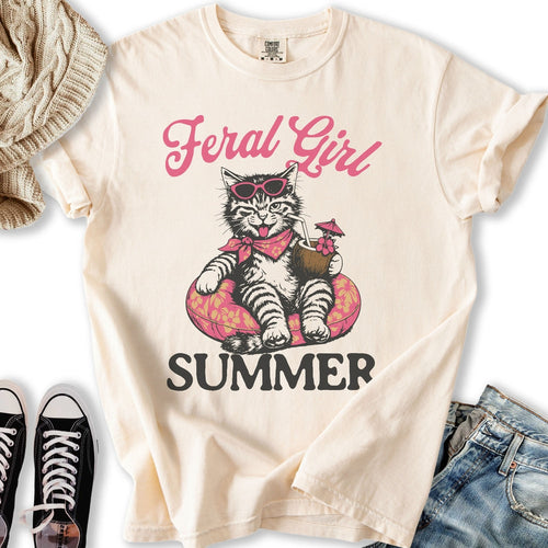 Feral Girl Summer Relaxed Tee