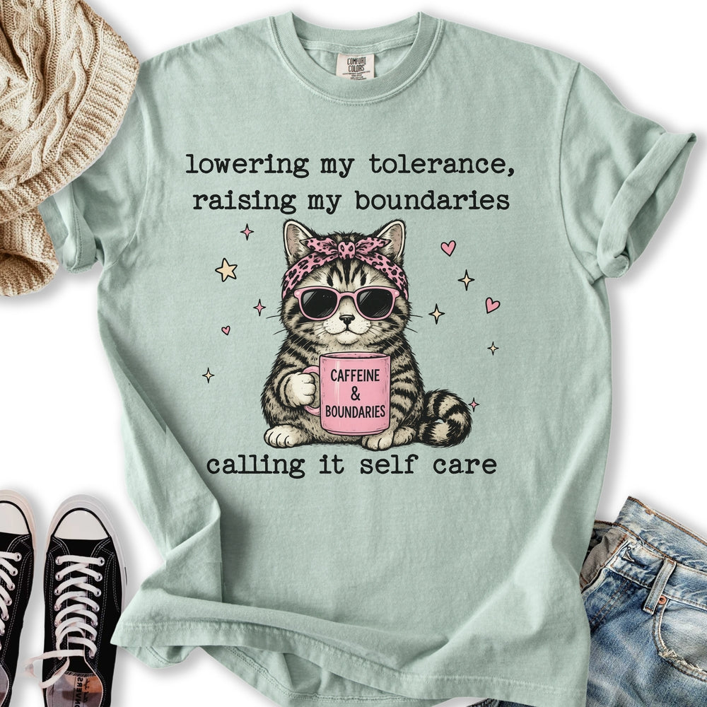 Self Care Cat Relaxed Tee