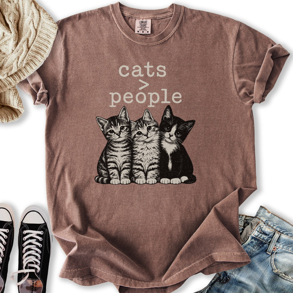 Cats > People Relaxed Tee